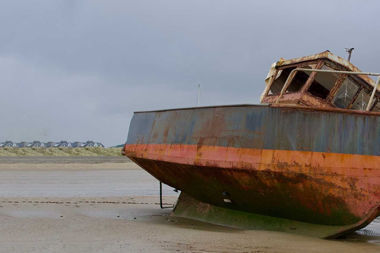 laser cleaning metal machine Ржавый корабль