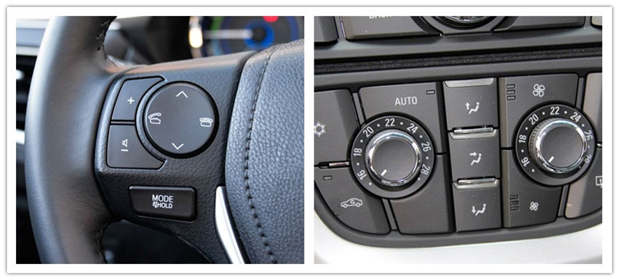 Лазерная маркировка автомобильной кнопки, детали имеют «сообразительность».