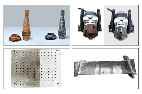 образец лазерной очистки 