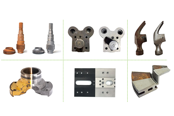 образец лазерной очистки 
